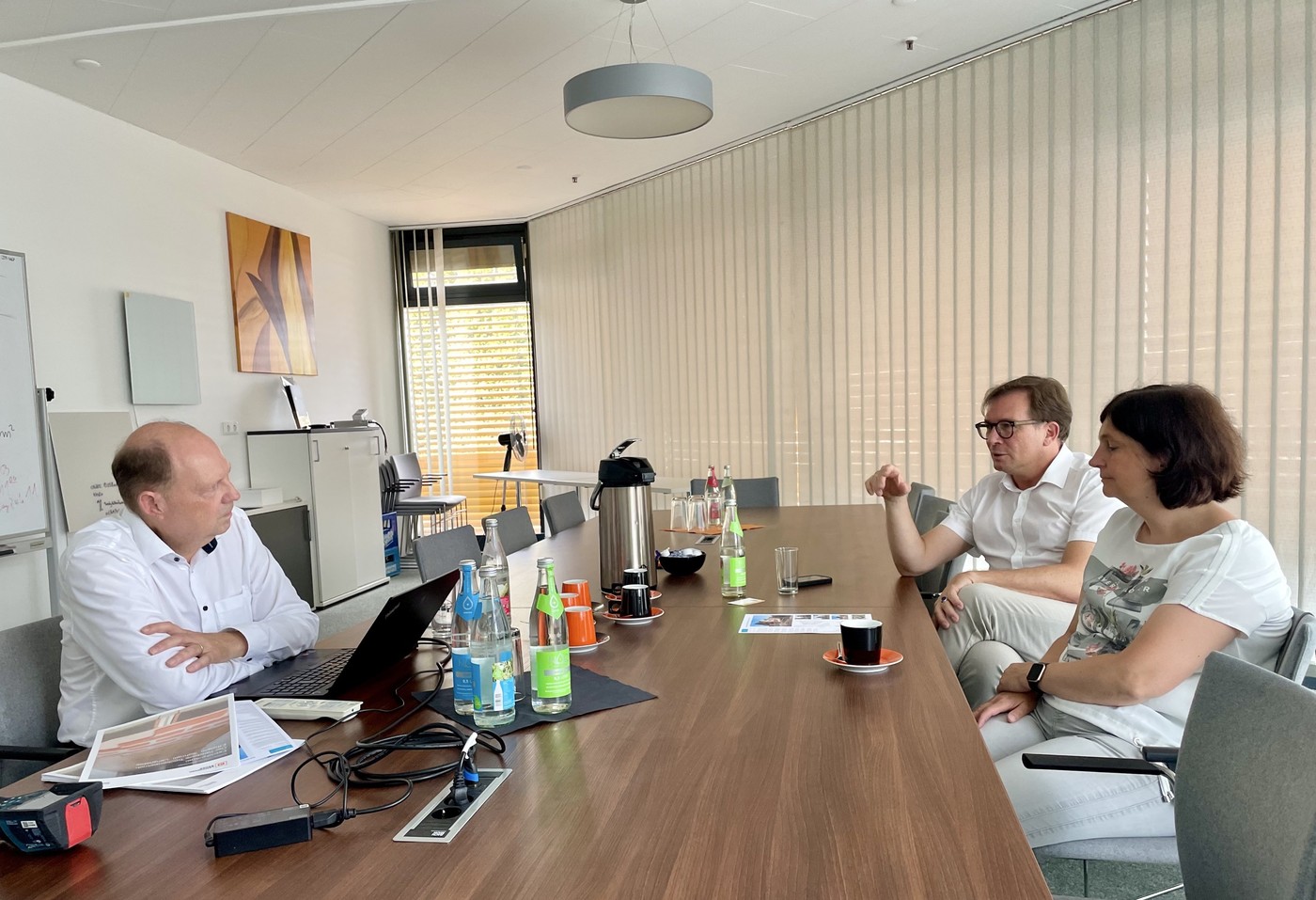 Bei der Vorstellung der Produktmarke �Thermoheld